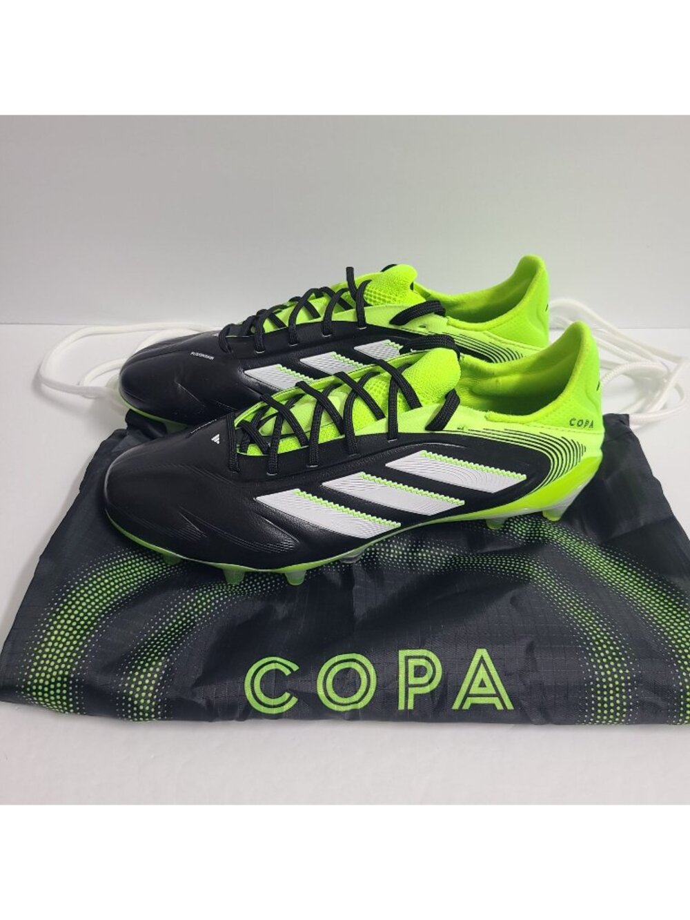 NEW Adidas Pure Copa 3 Elite FG Soccer Cleats WITH BAG JH6304 Size 6 Black